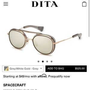 DITA SPACECRAFT grey/gold